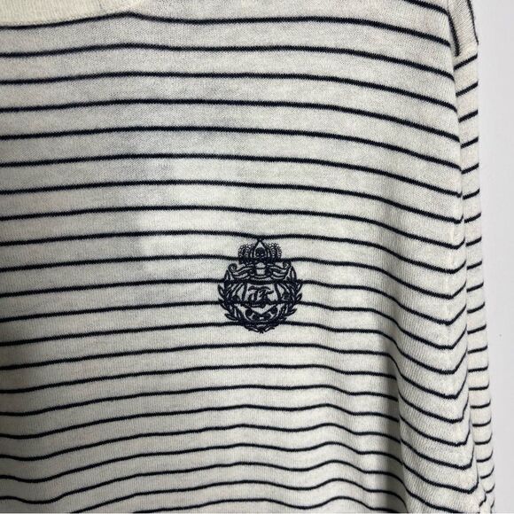 $345 The Kooples Blazon Striped Wool And cashmere Sweater for Man NWT - Picture 6 of 9